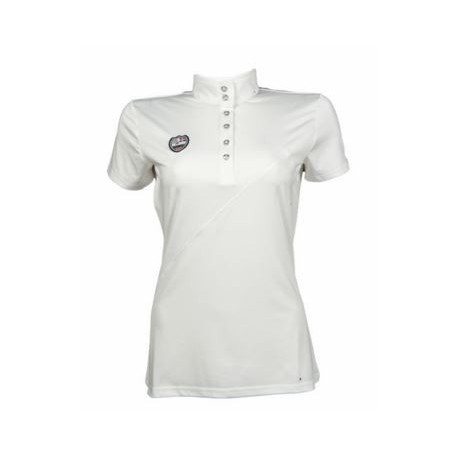 Polo de concours -Global Team-, 1/4 manche femme HKM